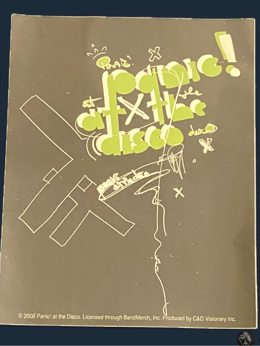 Original Vintage Panic! At The Disco 2005 Album Release Promotional Sticker